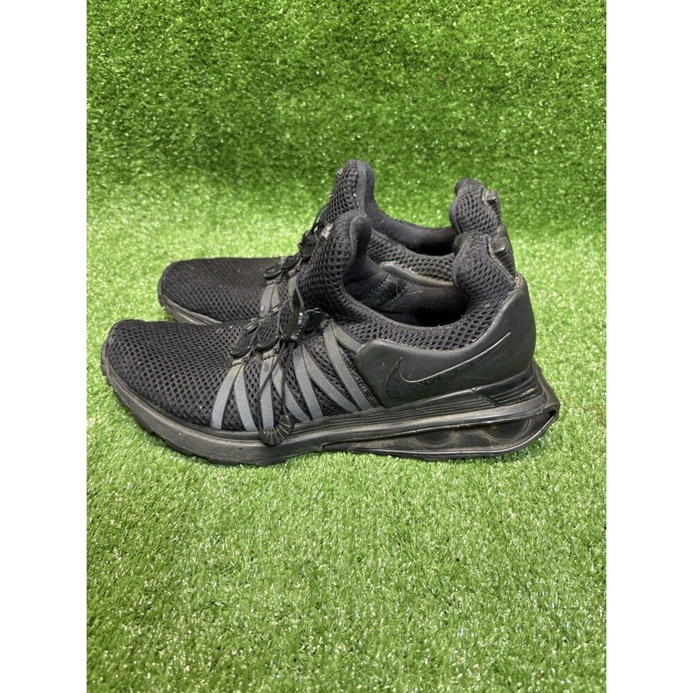 Nike Shox Gravity Running Shoes Sneakers Triple Black AQ8554-001 Womens Size 9